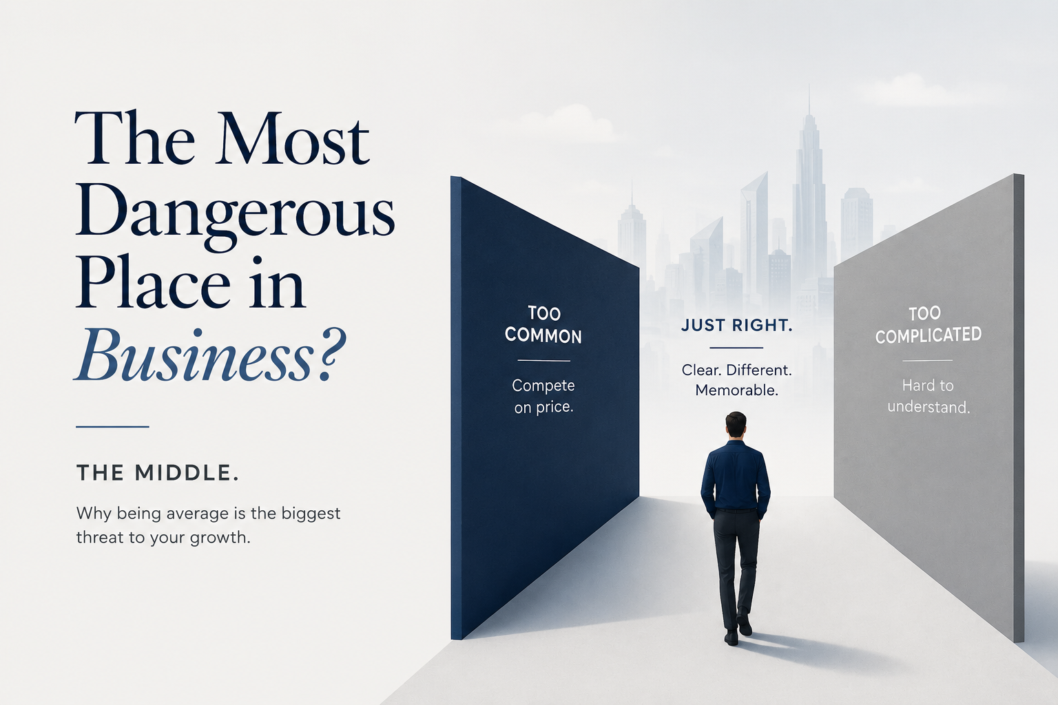 The Most Dangerous Place in Business? The Middle.